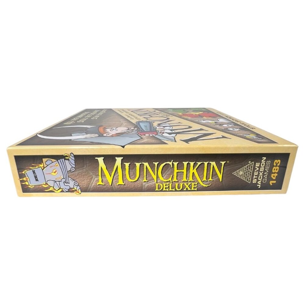 Munchkin Deluxe Board Game By Steve Jackson Games Unused Game Pieces Unopened - Picture 10 of 11